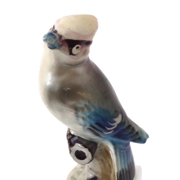 Vintage Ucagco Ceramics Waxwing Bird 5.5" 2500 - Picture 2 of 6